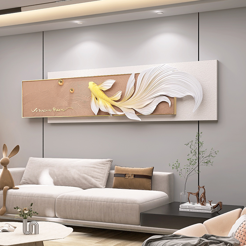 简约现代创意浮雕立体p客厅装饰画沙发背景墙高级挂画艺术轻奢壁图片