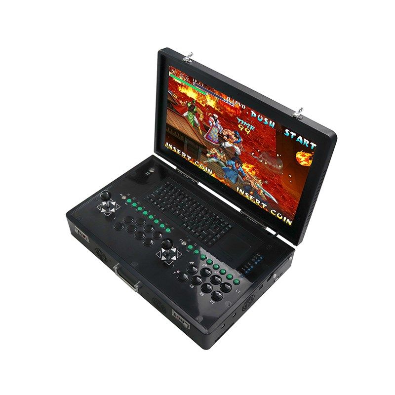 2023新款电竞约战家用便携pc街机办公娱乐两用键盘摇杆格斗游戏