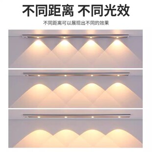 体感应灯带小山丘充电式磁吸自粘酒柜灯条自动晚上