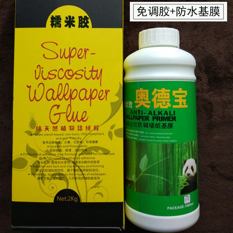 胶水 壁画壁纸墙纸糯米胶墙面防水基膜乳胶漆基膜 墙纸辅料