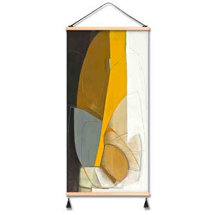 现代油画艺术抽象挂画酒店玄关走廊过道竖壁画挂画装 饰画