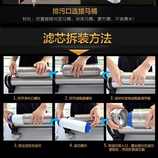 复合净化水超净水器 离子超除异味出水直饮核子母L