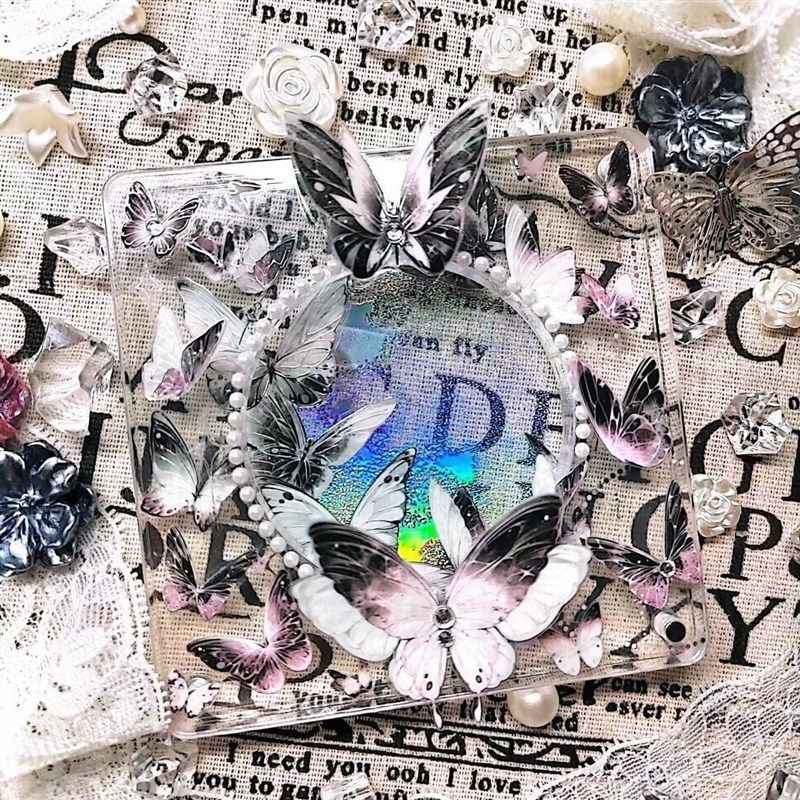 春神的蝴蝶雾粉胶带分装 朝夕手帐咕卡谷美流麻素材纸风,文具电教/文化用品/商务用品,贴纸/立体贴纸,淘宝优惠券,粉丝福利购,淘宝优惠卷