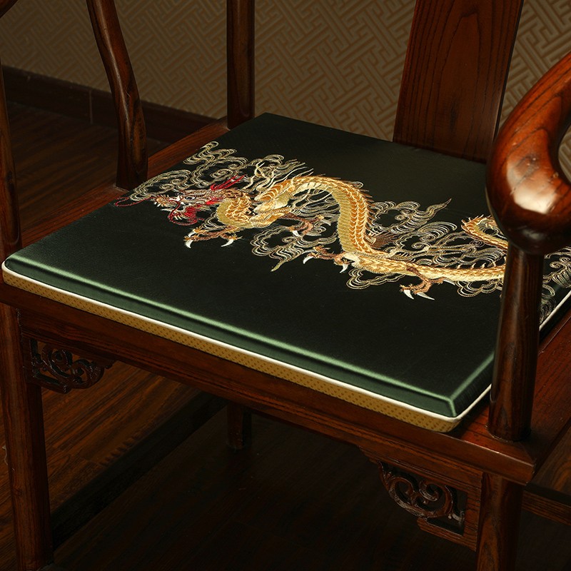 中式坐垫红木新古典家具坐垫实木椅子坐垫定做太师椅餐椅圈椅垫