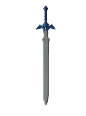 塞尔达传说旷野之息林大师剑鱼缸造景装饰品王国之泪剑