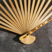 韩一墨梅妃扇子古风折扇面书法题字定制礼品新汉服夏天便携