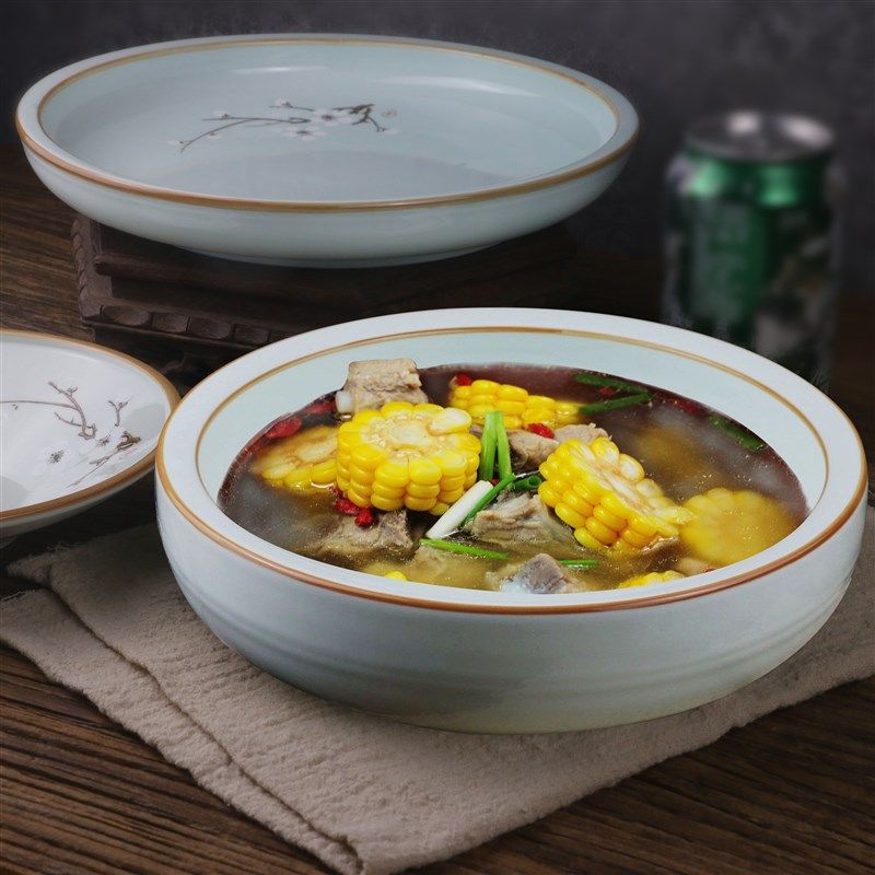 特色大汤碗酒店餐具酸菜鱼大盆碗商用饭店菜碗汤盘子,餐饮具,碗,淘宝优惠券,粉丝福利购,淘宝优惠卷