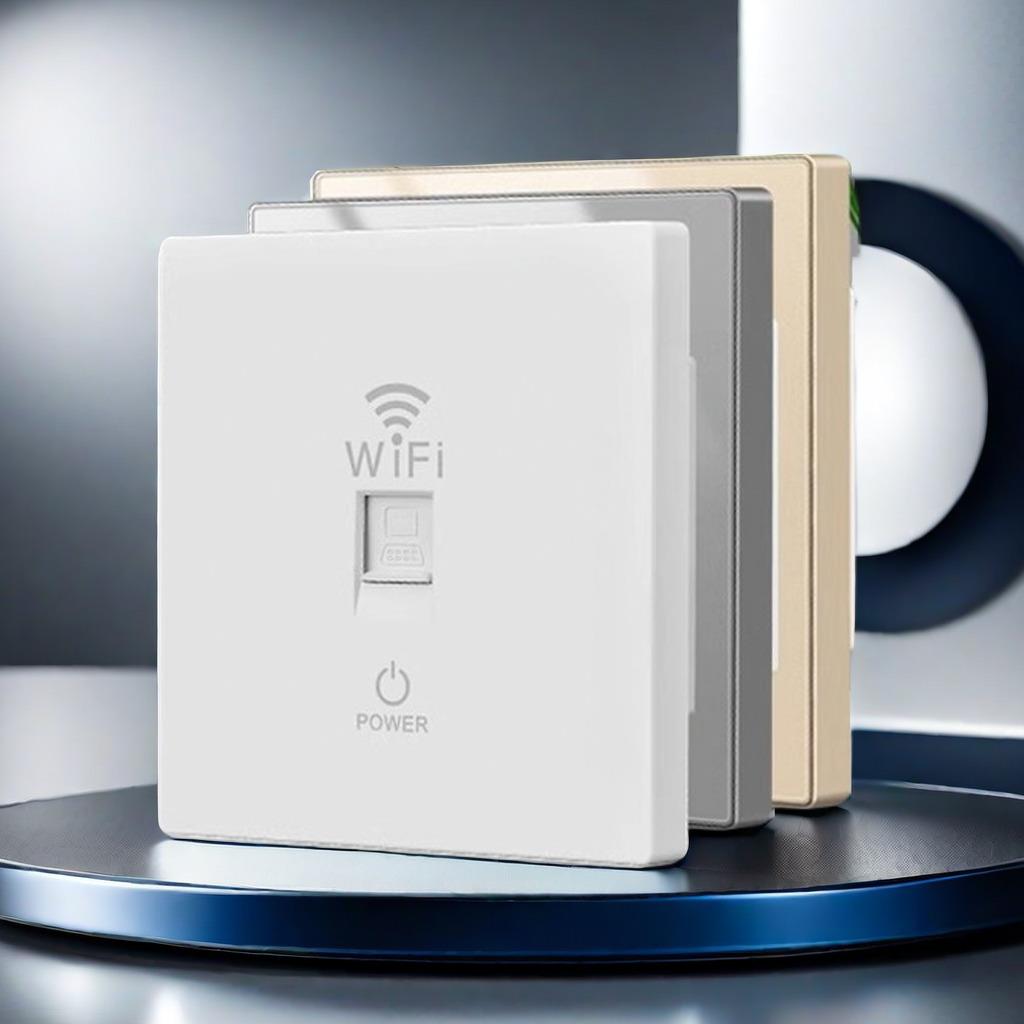 86型无线AP智能面板家用电脑网络插座酒店墙壁路由器全屋wifi覆盖