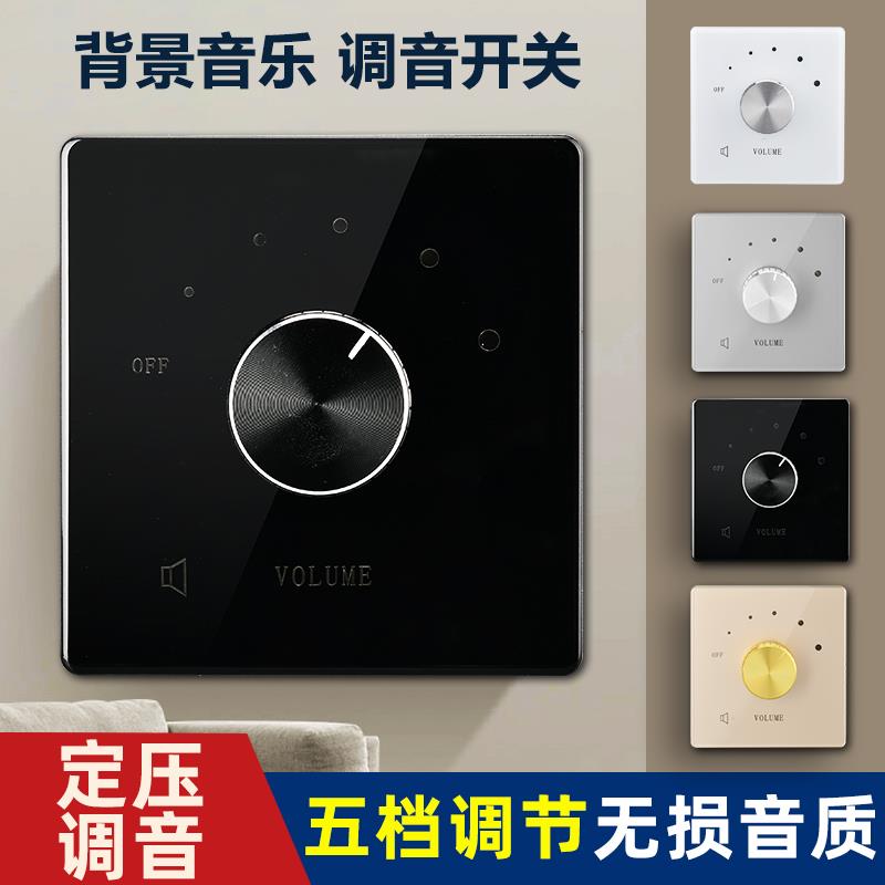 定压调音开关音响调节旋钮喇叭调节器背景音乐音量调节开关控制器