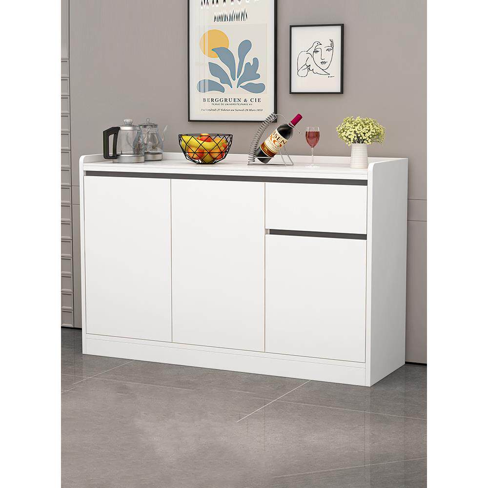 岩板餐边柜靠墙一体客厅置物柜橱柜家用厨房柜子储物柜收纳茶水柜