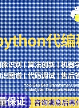 Python编程图像处理深度学习机器学习自然语言AI算法web网站开发