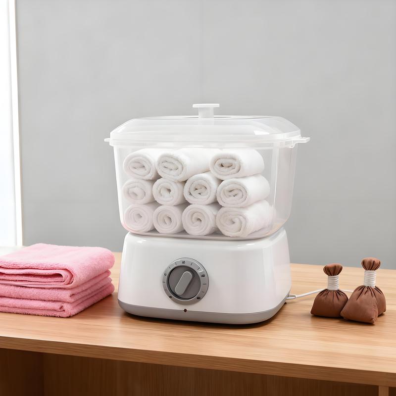 诊所刮胡子温度护肤管理中心药包加热机全自动足浴UV蒸汽热敷毛巾