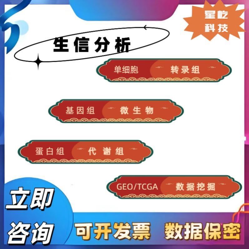 转录组学蛋白组学实验设计服务