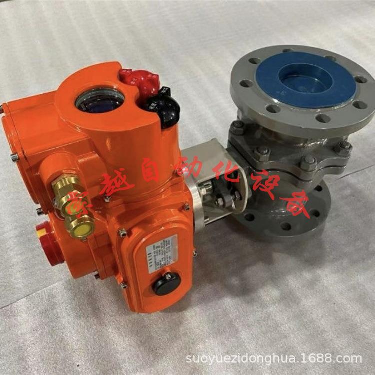 索越Q941H-40 DN8C动0电高温导热油蒸汽高节压球阀 调阀 锅炉给水