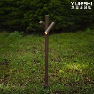 草坪灯庭院高杆灯花园别墅公园学校景观防水庭院灯室外可旋转射灯