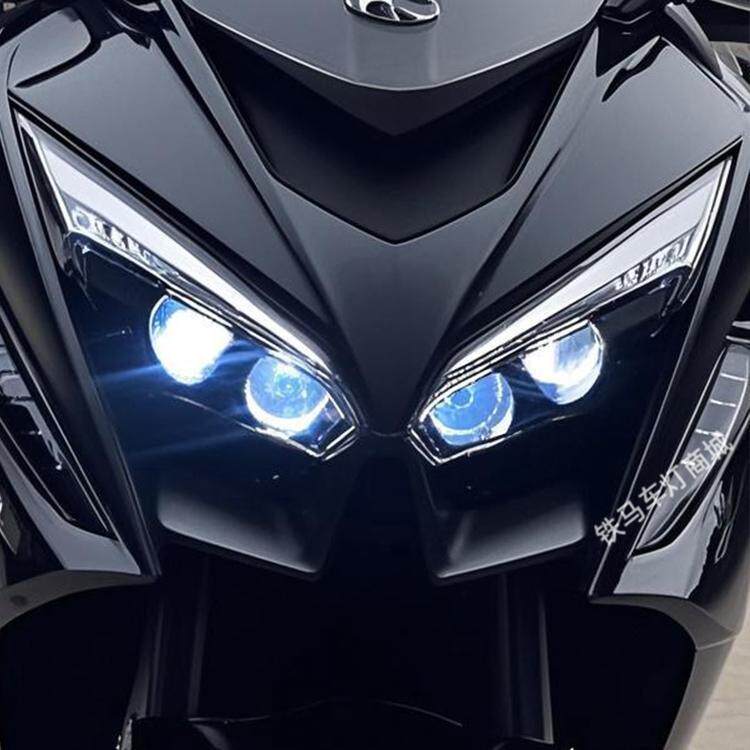 适用于光阳ST250大灯总成改装LED透镜激光矩阵模组CK250T-16车灯