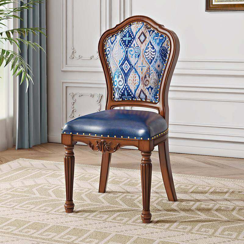 淘美式乡村全实木餐桌椅座椅家用椅子原木艺术做旧书桌椅餐椅,住宅家具,餐椅,淘宝优惠券,粉丝福利购,淘宝优惠卷