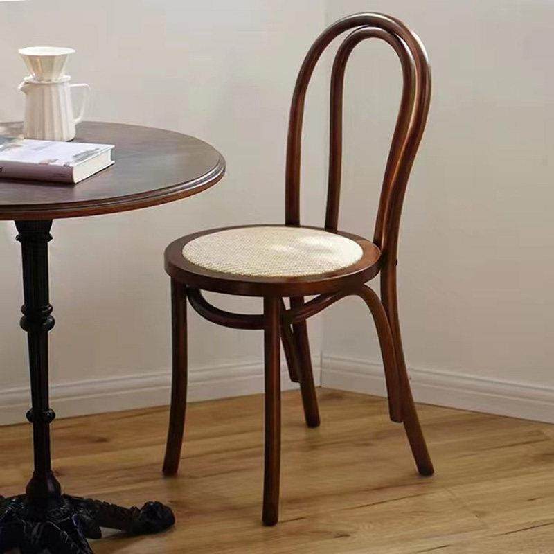 法式中古实木藤编索耐特餐椅家用美式复古设计师轻奢高级餐桌椅子,住宅家具,餐椅,淘宝优惠券,粉丝福利购,淘宝优惠卷