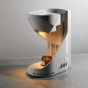 泥想国原创竞技场无火香薰蜡烛融蜡灯水泥建筑设计氛围灯结婚礼物