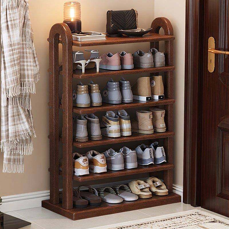 实木鞋架家用门口入户小型鞋架2026新款简易鞋柜多层置物架收纳架,住宅家具,鞋架,淘宝优惠券,粉丝福利购,淘宝优惠卷