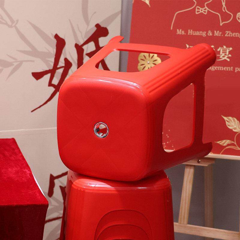 新款红色凳子家用塑料加厚大人可叠放结婚酒席新居高级感餐桌椅子,住宅家具,其它凳子,淘宝优惠券,粉丝福利购,淘宝优惠卷