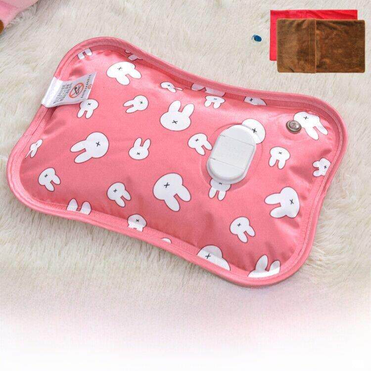 防爆暖手宝宝暖被窝充电热水袋女暖床暖脚卡通内胆已注水电暖宝