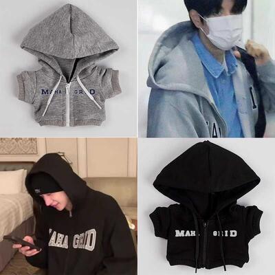 101520CM娃衣现货拉链连帽卫衣Stray Kids方灿金昇玟同款衣服应援