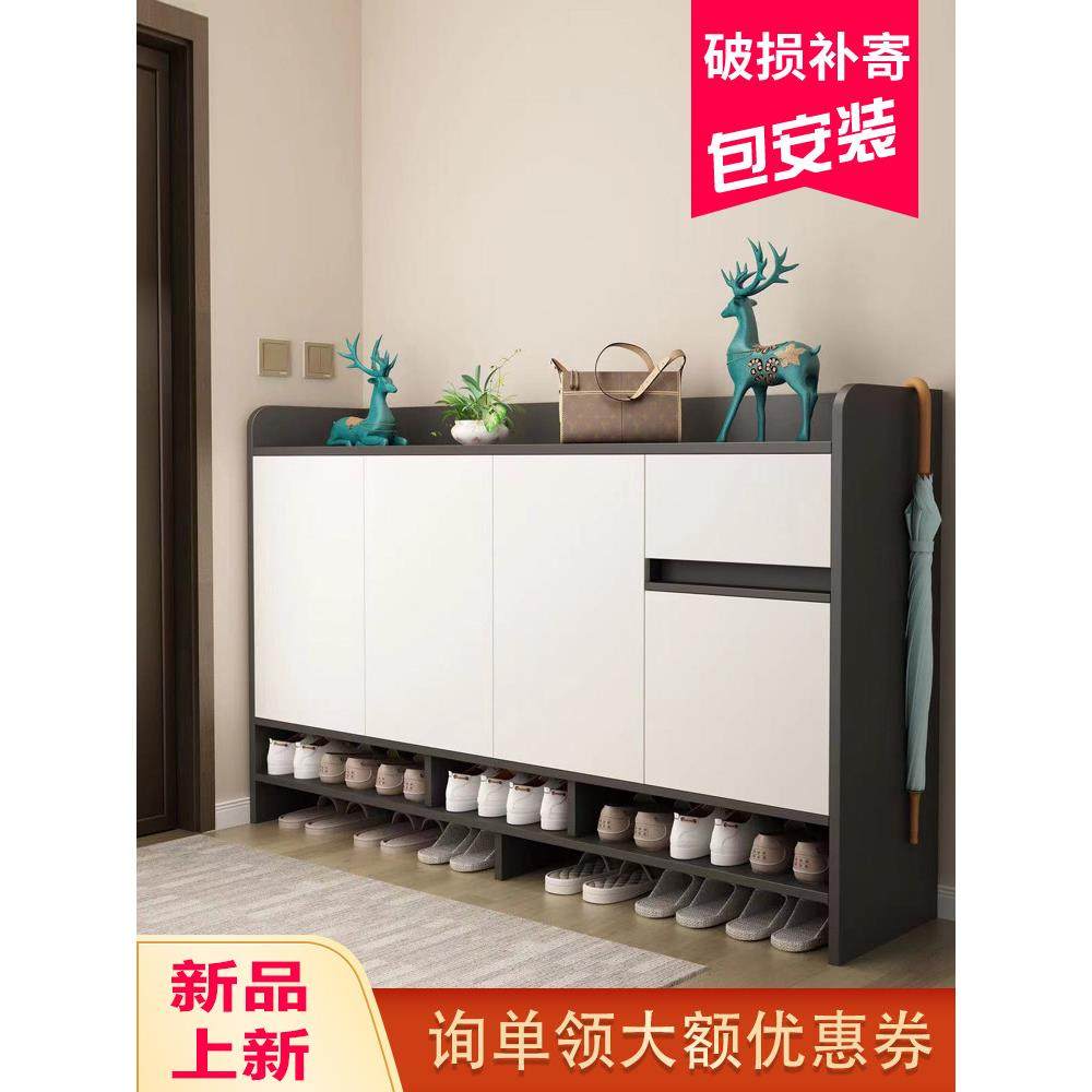 实木鞋柜家庭入口走廊新款2026流行室内多层家庭松木入口储物柜,住宅家具,鞋柜,淘宝优惠券,粉丝福利购,淘宝优惠卷