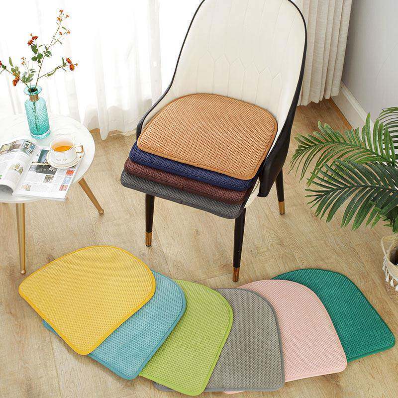 加厚餐椅垫子冬季弧形家用餐桌靠背椅子酒店现代简约餐厅凳子坐垫