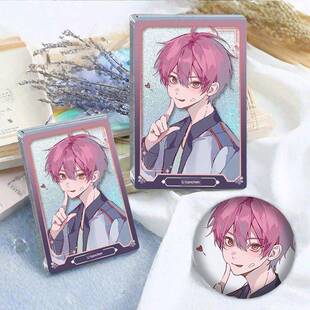 时光人李天辰流沙麻将吧唧徽章亚克力砖精美桌面立牌礼物摆件