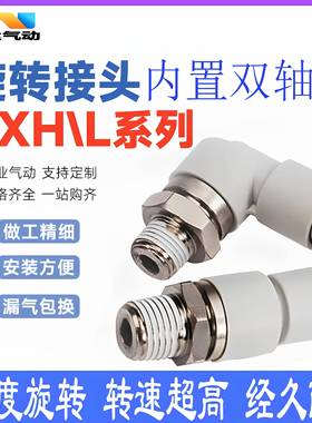 高速旋转接头KSL802 KXH KXL04-06-08-10-01/02/03/04S/M5替代SMC