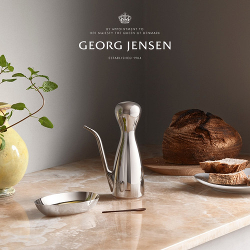 新婚礼物GeorgJensen乔治杰生ALFREDO不锈钢油壶家用厨房