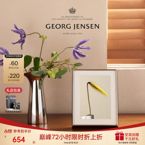 618礼物GeorgJensen乔治杰生DECO磁吸嵌套6寸/7寸相框