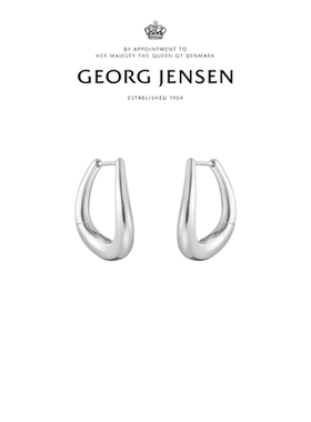 新年礼物GeorgJensen乔治杰生OFFSPRING拥抱系列银饰设计耳环