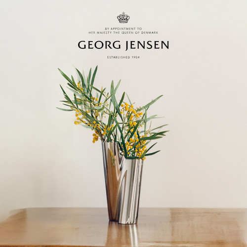 【新品】GeorgJensen乔治杰生礼物弦律花瓶小号北欧桌面花瓶