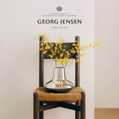 新婚礼物GeorgJensen乔治杰生HK花瓶艺术插花