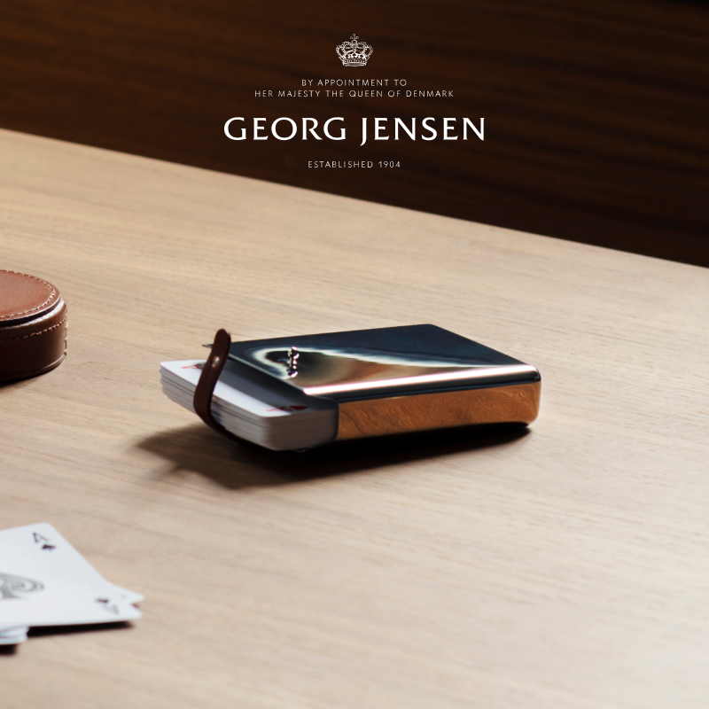 圣诞礼物GeorgJensen乔治杰生SKY旅行纸牌套组北欧装饰桌面摆件