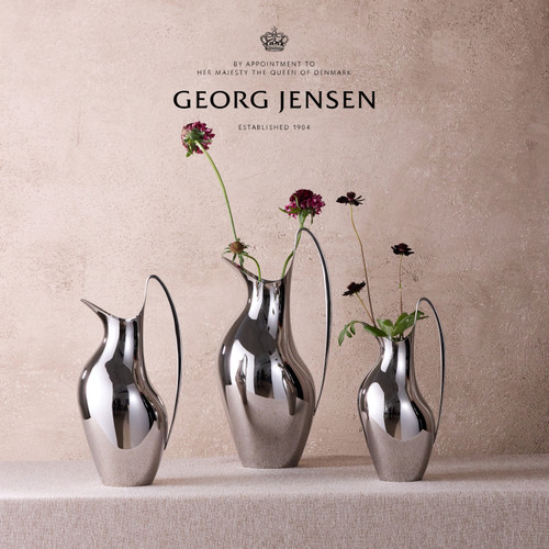 GeorgJensen乔治杰生HK天鹅壶花瓶水壶北欧客厅