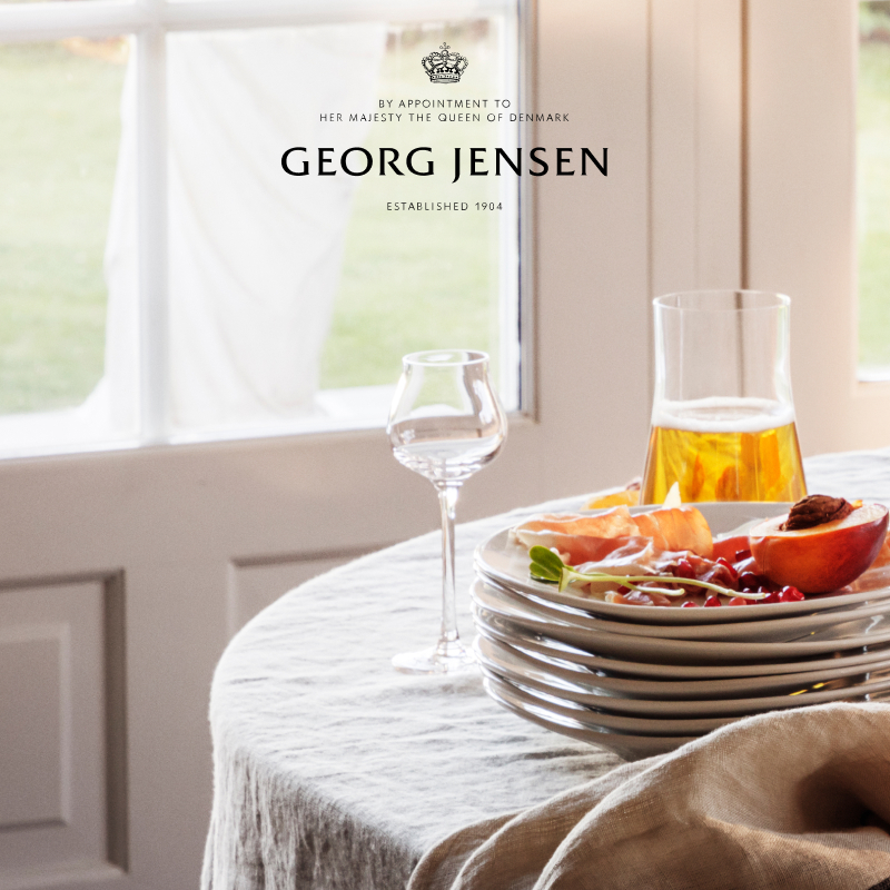 圣诞礼物GeorgJensen乔治杰生SKY郁金香烈酒杯白酒杯玻璃杯六只