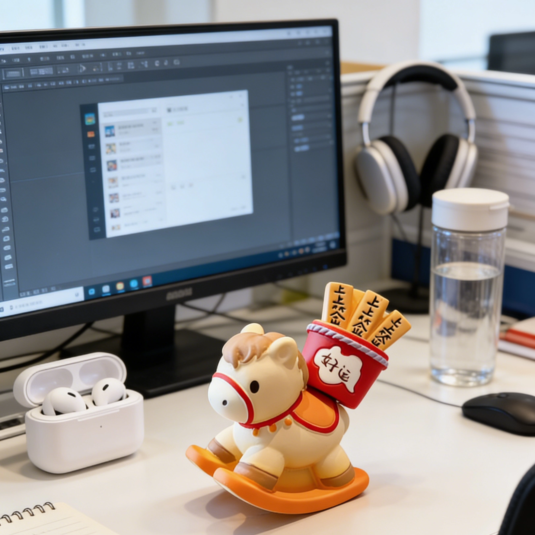 2026马年春节工位桌面摆件拍照