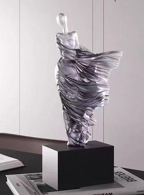 稀缺质感中古诧寂风树脂人物摆件客厅书房玄关酒柜家居雕塑装饰