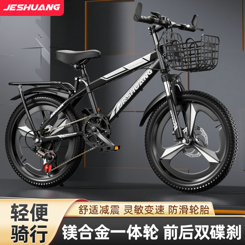 成稳自行车8-16岁中大童男童女孩青少年中学生骑行减震变速山地车