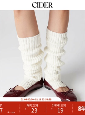 【明星同款】CIDER蝴蝶结浅口方头芭蕾平底玛丽珍鞋114813656