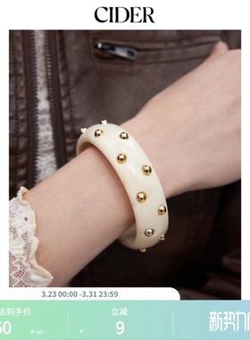 CIDER2026春季新品树脂钉珠手镯115074438
