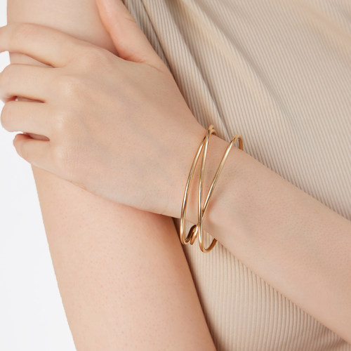 CIDER2025秋冬新品女装波浪开口手镯114717965