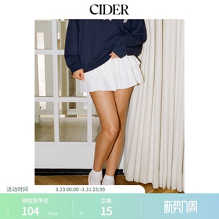 CIDER双向低腰荷叶边层叠迷你半身裙115099298