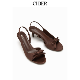 CIDER蝴蝶结装 115129231 饰后空凉鞋
