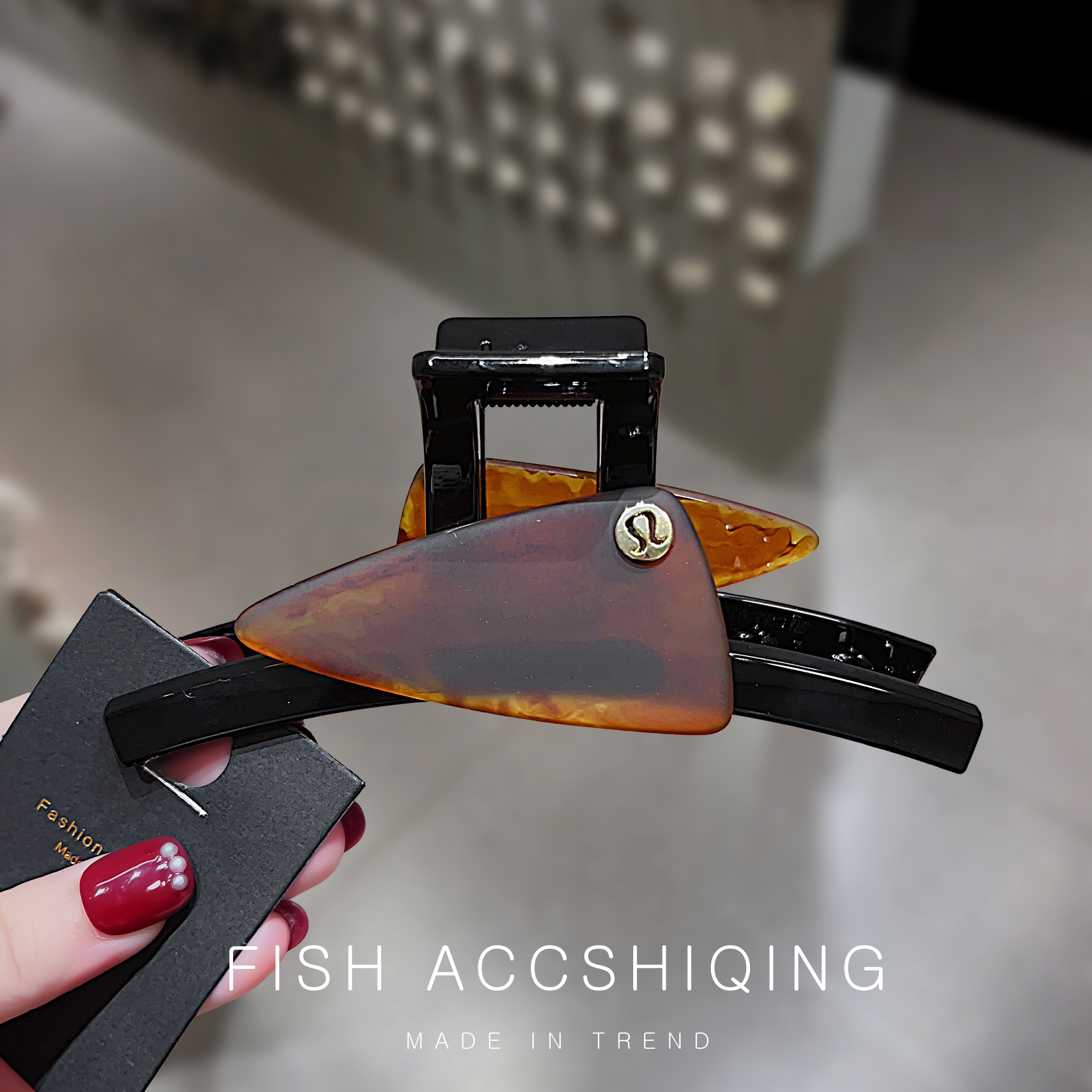 气质后脑勺大号鲨鱼夹盘发发夹