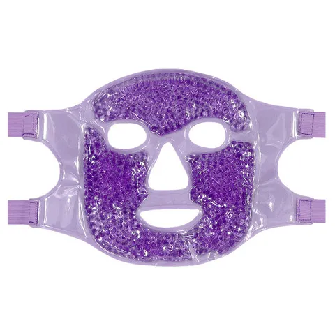 凝胶材质珠反复PVC毛绒面罩冷热敷icemask跨境美容使用冰袋