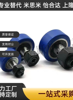 E-BPY61 63 71 73- 5 6 8 10 12 16包胶凸轮轴承随动器树脂圆弧型